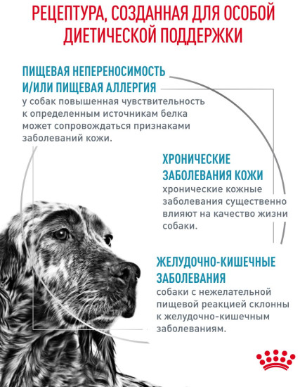 Сухой корм для собак при пищевой аллергии «Sensitivity Control»