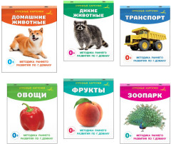 Развивающие карточки Домана для малышей. Комплект из 6 книг - Фото 4