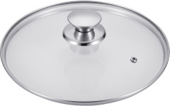 Кастрюля со стеклянной крышкой 5,5л; 24х12,5см Linea Bimbo vitro - Фото 1