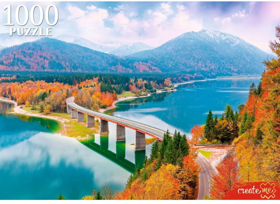 Осень в горах 1000 деталей