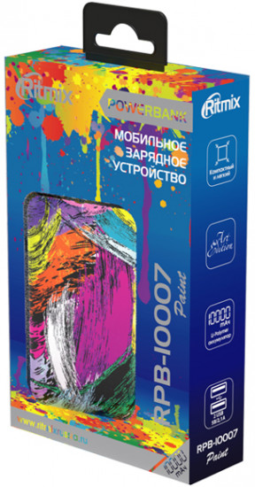 Аккумулятор внешний Ritmix RPB-10007