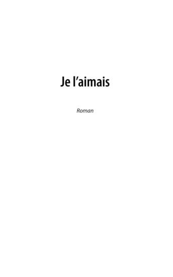 Je laimais