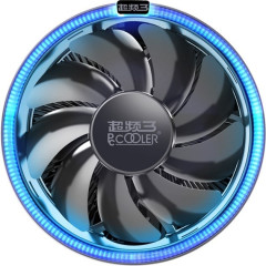 Вентилятор для процессора E126M Blue Led TDP 92W 4-PIN Socket Intel/AMD E126MB - Фото 1