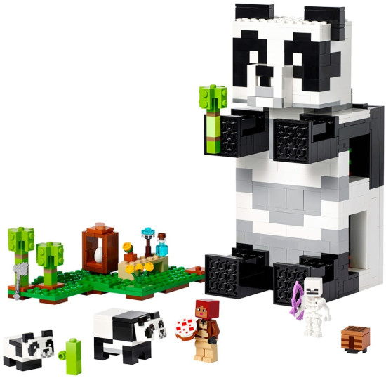 Конструктор Lego Minecraft Дом Панда 21245, деталей 553 шт 21245