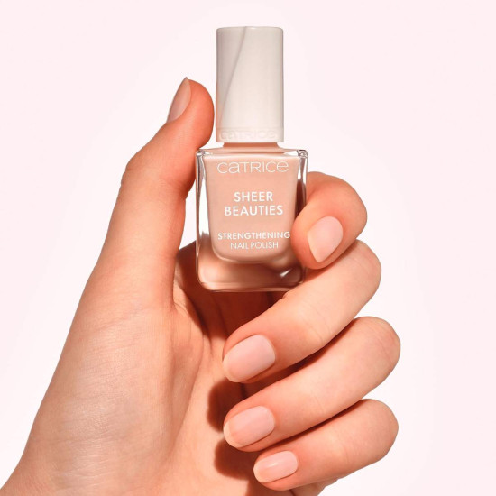 Лак для ногтей укрепляющий «Sheer Beauties Strengthening Nail Polish», оттенок 020 Roses Are Rosy