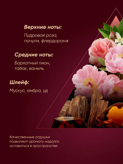 Аромаосвежитель воздуха «Пудровая роза и нежный пион»