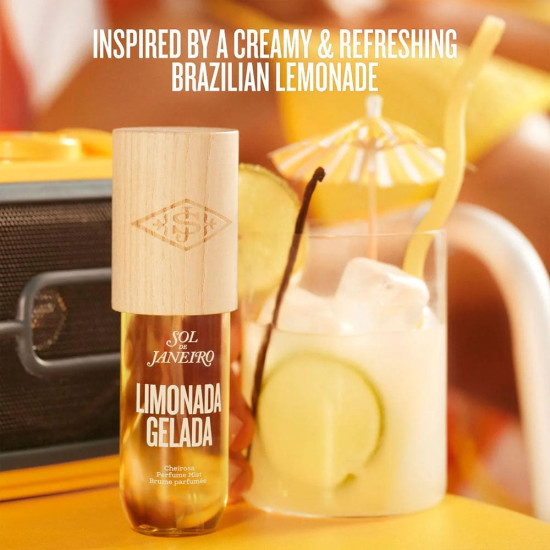 Парфюмированный спрей для тела и волос «Limonada Gelada Perfume Mist Limited Edition»