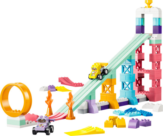 Конструктор LEGO® 10478 Креативные рампы 3 в 1 с машинками