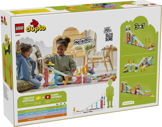 Конструктор LEGO® 10478 Креативные рампы 3 в 1 с машинками