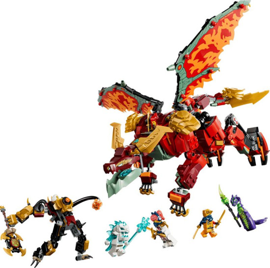 Конструктор LEGO® 71868 Трансформирующийся робот-дракон Вайлдфаера