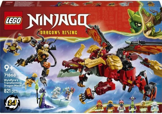 Конструктор LEGO® 71868 Трансформирующийся робот-дракон Вайлдфаера