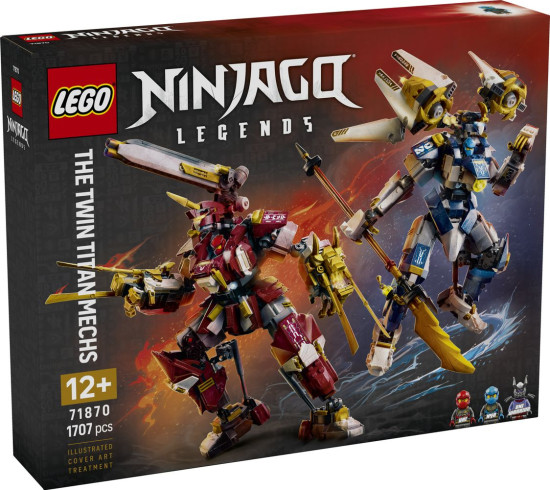 Конструктор LEGO® 71870 Парные роботы-титаны