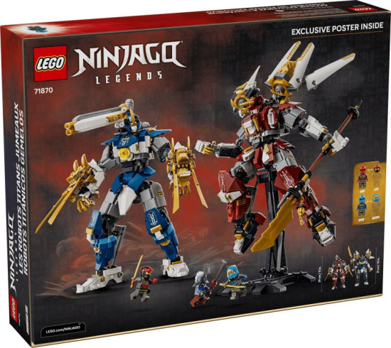 Конструктор LEGO® 71870 Парные роботы-титаны