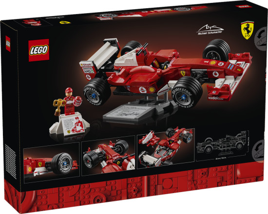 Конструктор LEGO 11375 Ferrari F2004 и Михаэль Шумахер