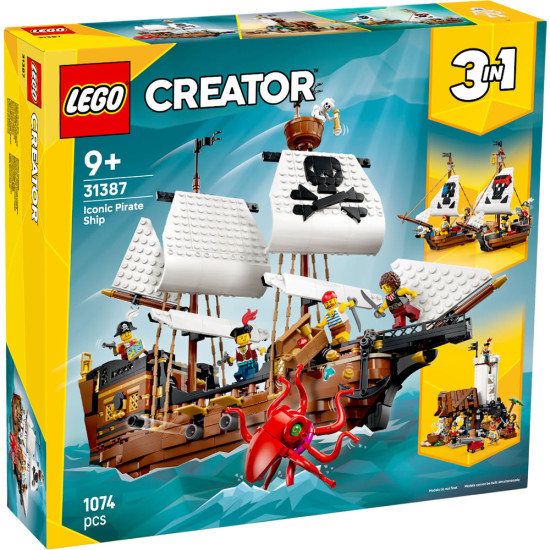 Конструктор LEGO® 31387 Легендарный пиратский корабль