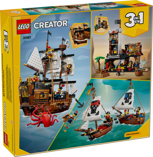 Конструктор LEGO® 31387 Легендарный пиратский корабль