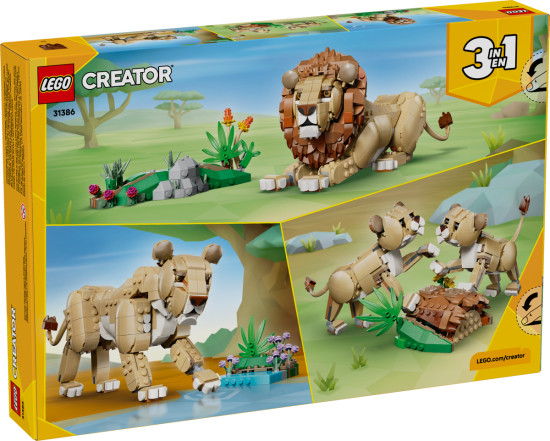 Конструктор LEGO® 31386 Дикие животные: величественный лев
