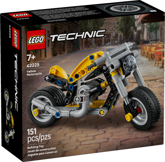Конструктор LEGO® 42225 Желтый мотоцикл