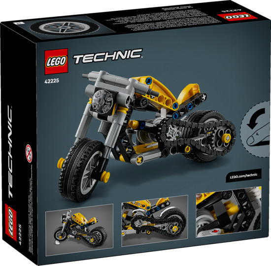 Конструктор LEGO® 42225 Желтый мотоцикл