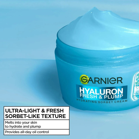 Крем-сорбет для лица с гиалуроновой кислотой «Hyaluron Fresh & Plump Hydrating Sorbet Cream»