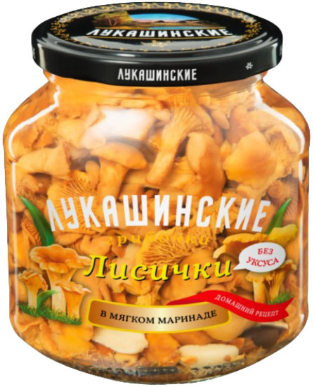 Лисички в мягком маринаде