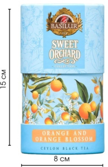 Чай Sweet Orchard Collection Orange and Orange Blossom черный листовой 75 г