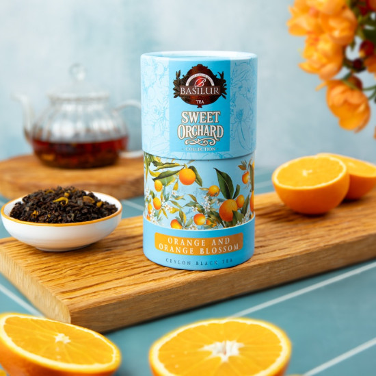 Чай Sweet Orchard Collection Orange and Orange Blossom черный листовой 75 г