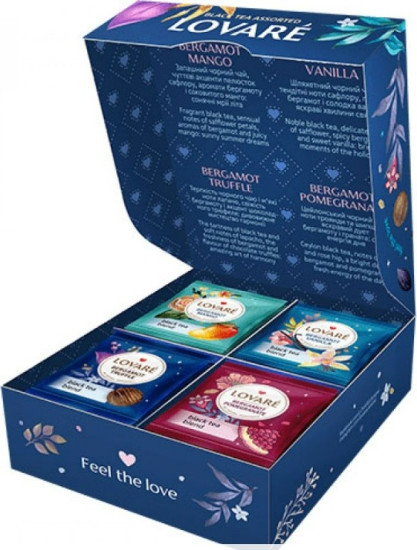 Чай Bergamot Assorted черный листовой 32 пакетика