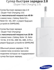 Быстрая зарядка для Samsung 45W - Фото 4