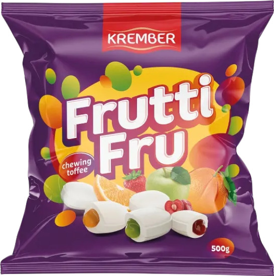 Карамель с начинкой ассорти «Frutti Fru»