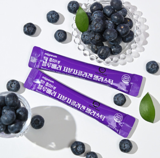 Коллаген-стики со вкусом голубики Blueberry