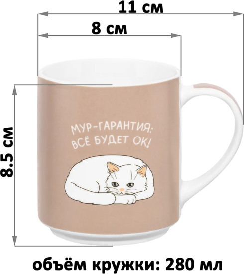 Набор кружек «Котики»