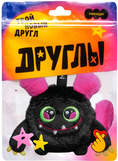 Игрушка мягконабивная «Монстрик Глюк»