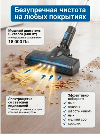 Пылесос вертикальный 3 в 1 KD2040