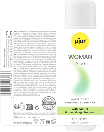 Смазка на водной основе с экстрактом алоэ «Woman Aloe»