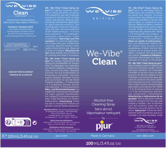 Очищающий спрей для секс-игрушек «We-Vibe™ Clean»
