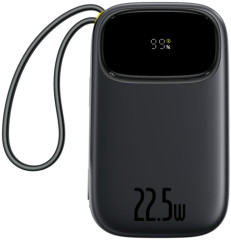 Power bank EnerFill FC31 Qpow3 P10082106123-00 10000mAh 22.5W со встр. кабелем Type-C+Lightni - Фото 1