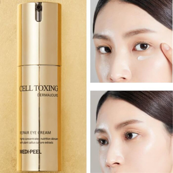 Крем для кожи вокруг глаз укрепляющий со стволовыми клетками «Cell Toxing Dermajours Repair Eye Cream»
