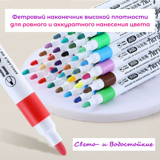 Маркеры акриловые