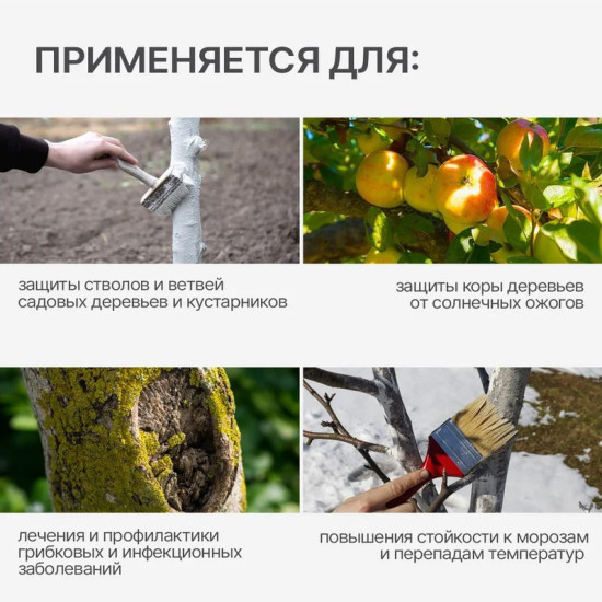 Краска для садовых деревьев
