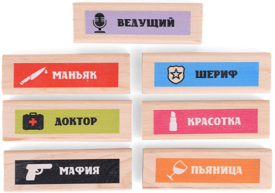 Игра настольная «Джанга башня. Мафия»
