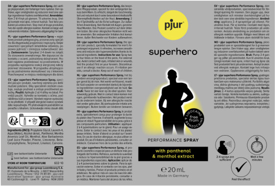Пролонгатор спрей «superhero Performance Spray»