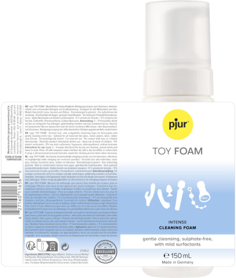Очищающая пенка для секс-игрушек «Toy foam»