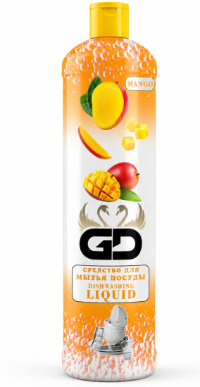 Средство для мытья посуды GD 900 мл MANGO