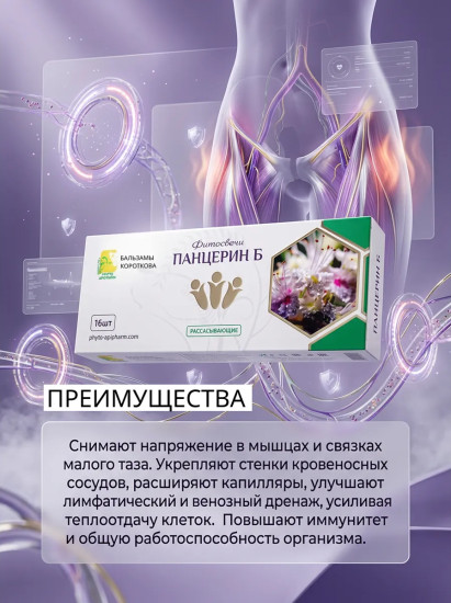 Фитосвечи «Панцерин Б»