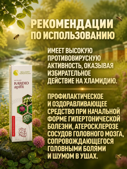 Медовый бальзам «Кардио-апифит»