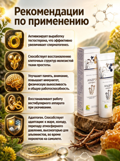 Медовый бальзам «Андро-апифит»