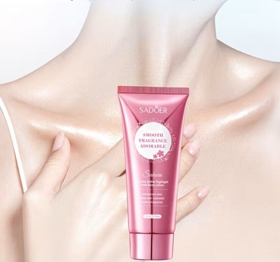 Парфюмированный лосьон Smooth Fragrance Adorable Sakura с эффектом мерцания, 100мл
