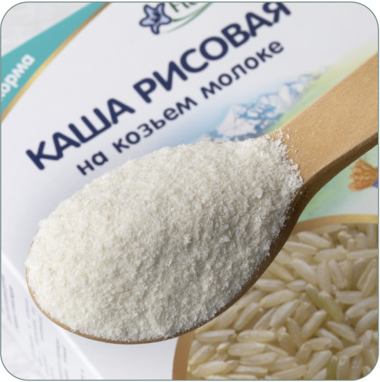 Каша рисовая на козьем молоке