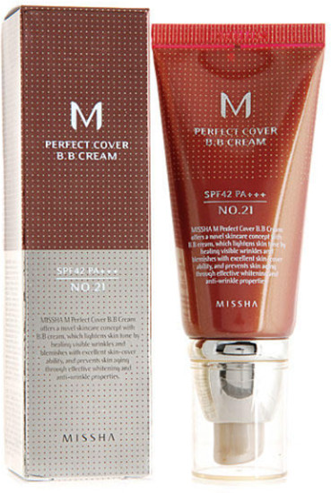 BB крем для лица M Perfect Cover BB Cream 21 Светло-бежевый